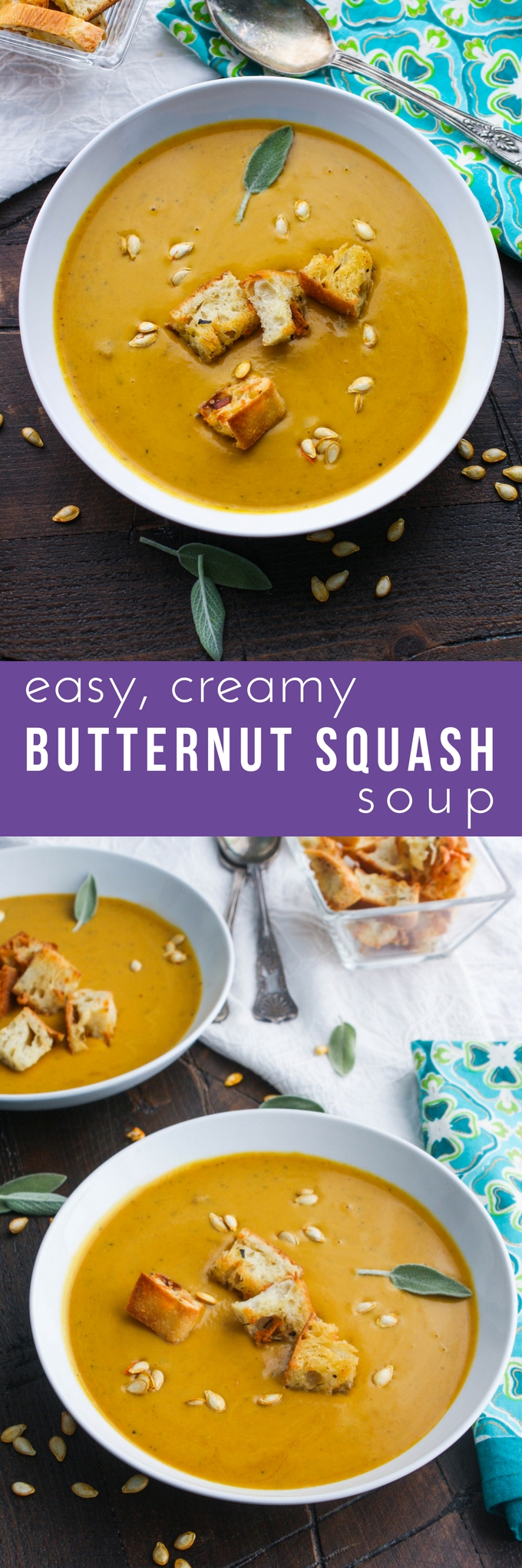 Easy, Creamy Butternut Squash Soup