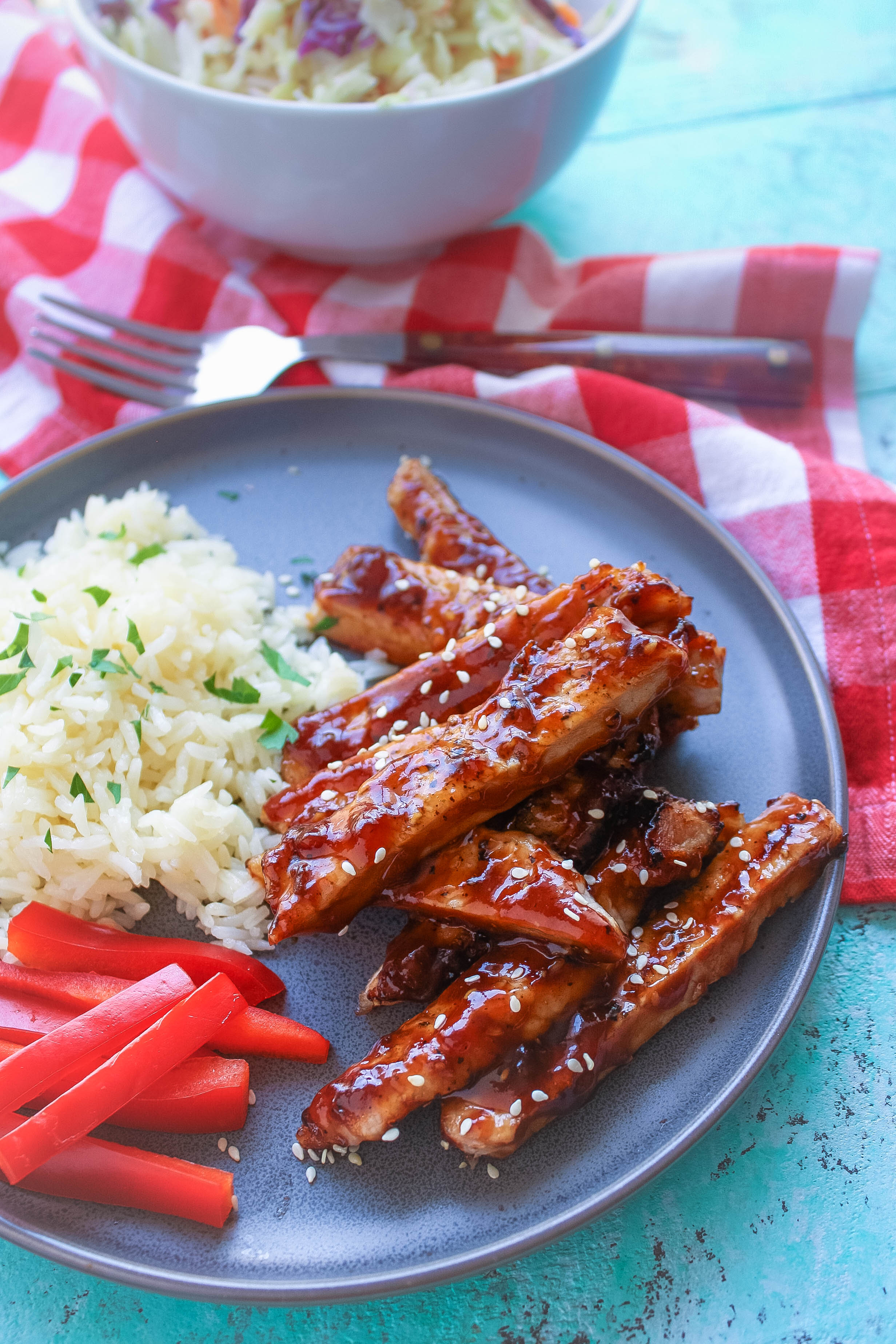 Grilled Pork with Korean-Style BBQ Sauce