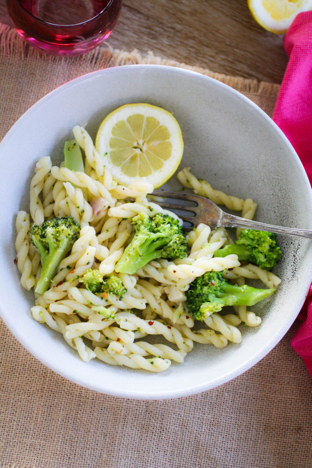 Lemony Broccoli Pasta