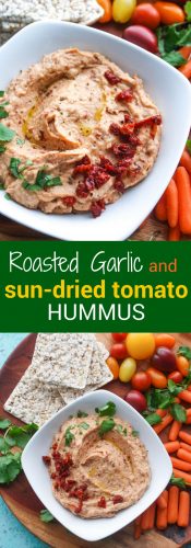 Two Options for Healthy Snacks: Roasted Garlic and Sun-Dried Tomato ...