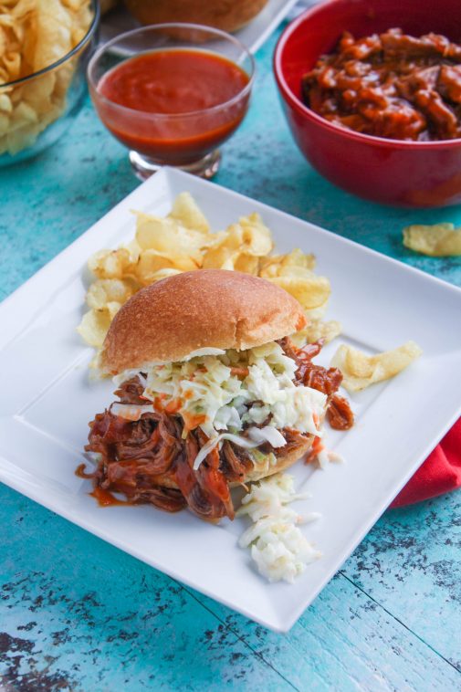 Slow Cooker BBQ Beef Sandwiches